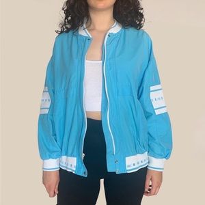 Vintage Light Blue Bay Club Jacket Size 14